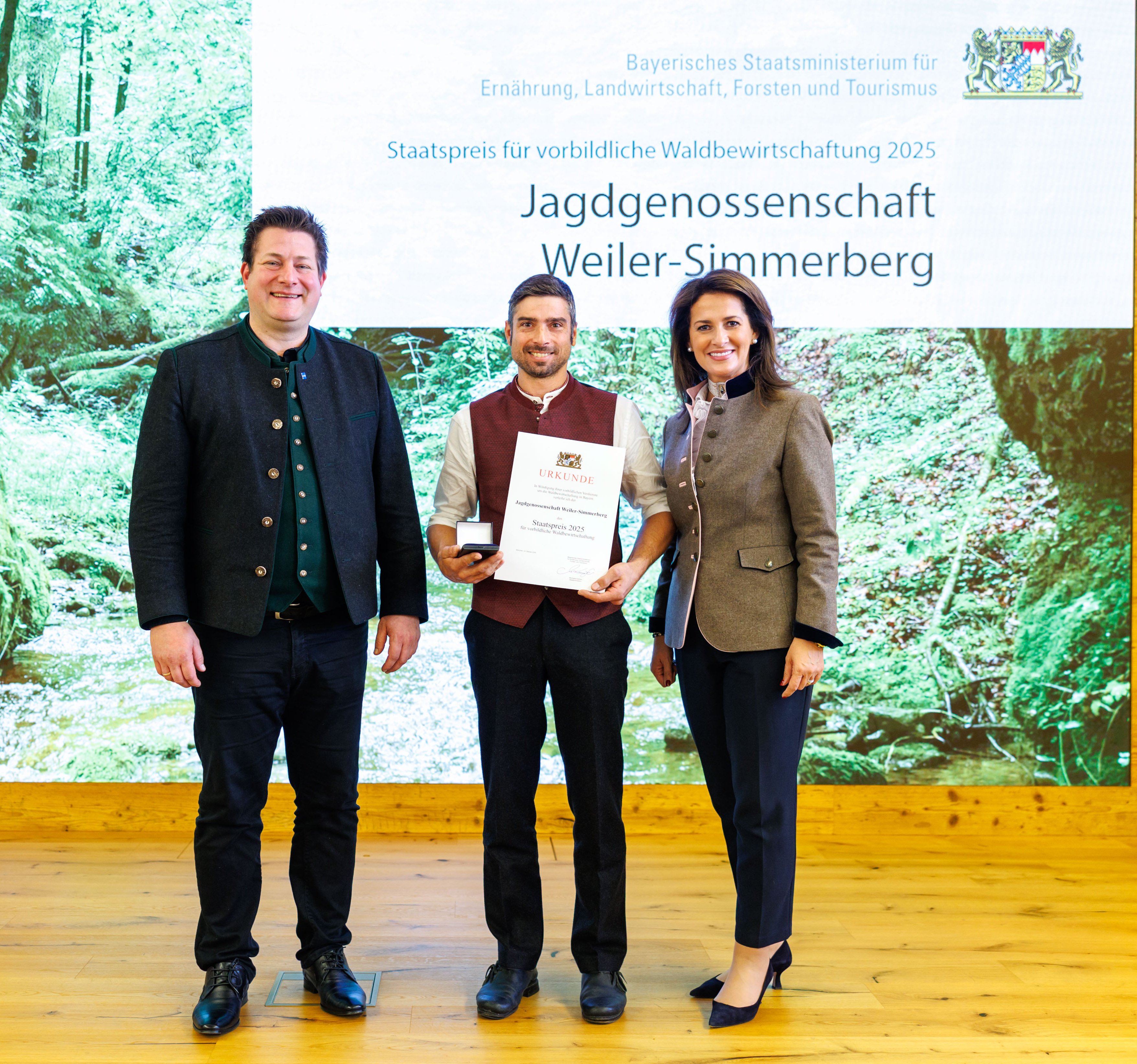 2025 staatspreis preisverleihung jagdgenossenschaft weiler simmersberg matthias balk